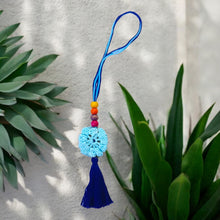 Load image into Gallery viewer, Crochet Thread Rakhi and Lumba with Roli Chawal Combo
