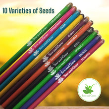 Load image into Gallery viewer, Sow and Grow Pack of 50 Plantable Seed Pencils | Eco Friendly Gift Pack | Jute Pouch Bulk Packaging | Grow Plants from Pencils
